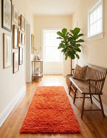 2' 3 x 6' 2 Hand Knotted Moroccan Wool Runner Rug