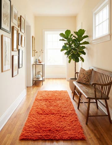 2' 3 x 6' 2 Hand Knotted Moroccan Wool Runner Rug