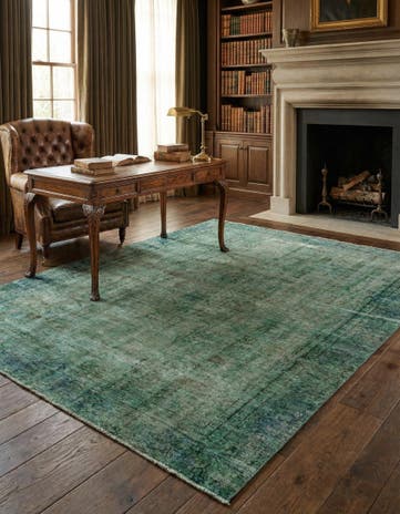 6' 11 x 11' 10 Vintage Royal Wool Rug
