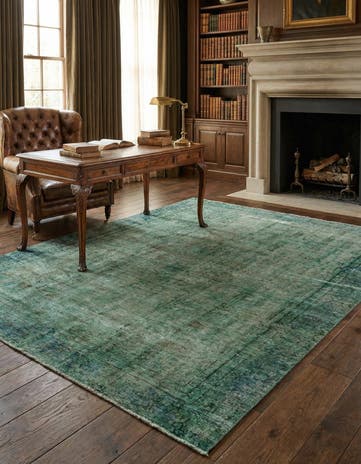 6' 11 x 11' 10 Vintage Royal Wool Rug