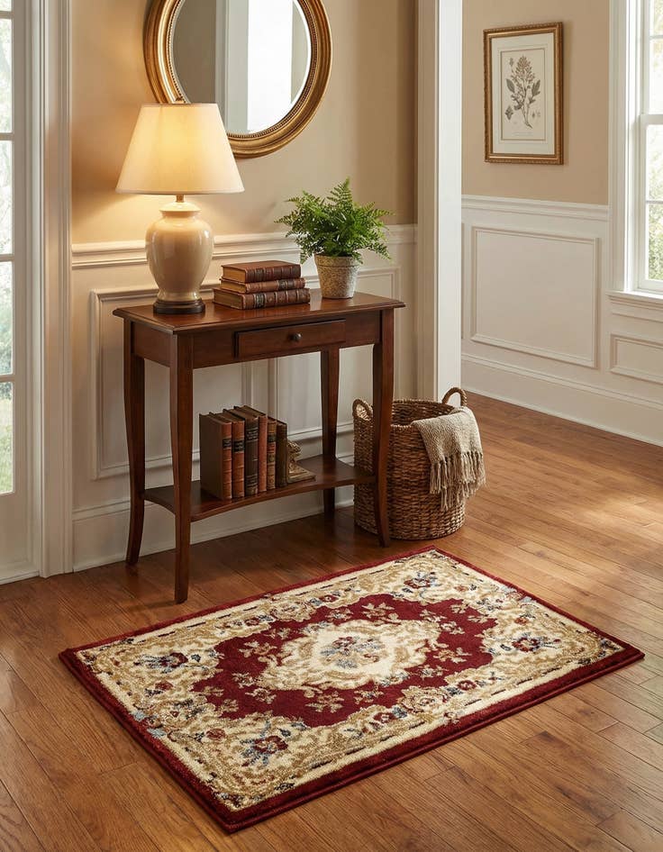 Detail image of 2' x 3' Classic Aubusson Rug