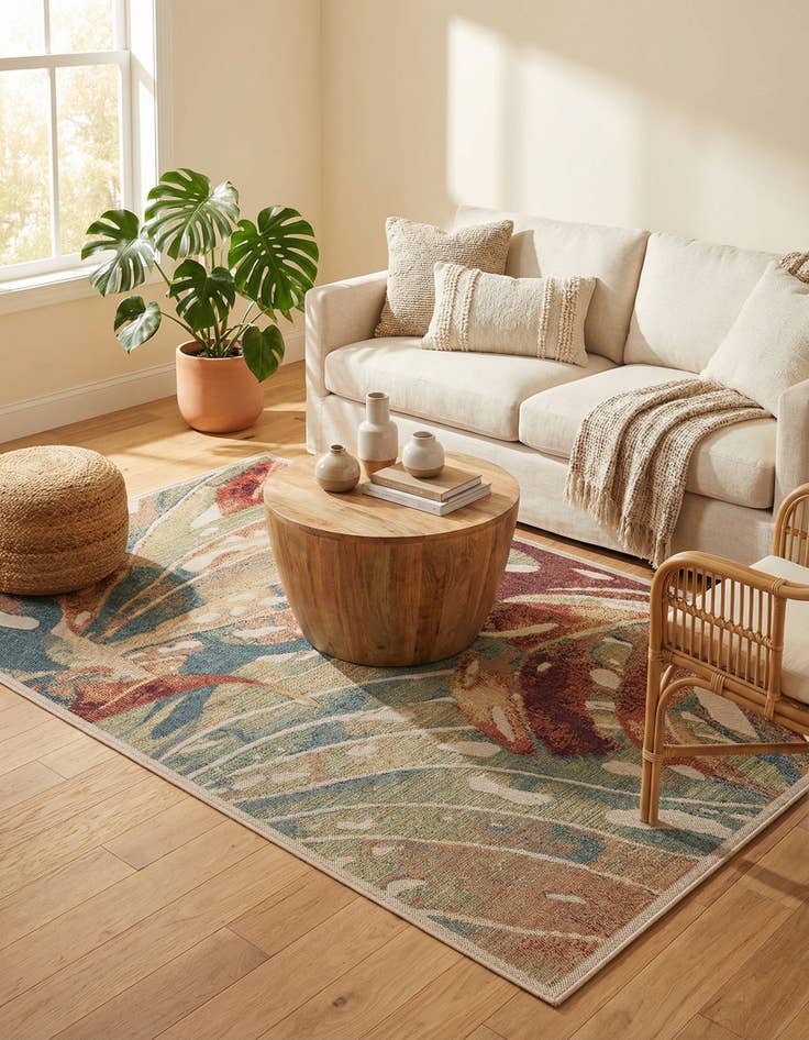 Detail image of  6' x 9'  Washable Baja Indoor / Outdoor Rug