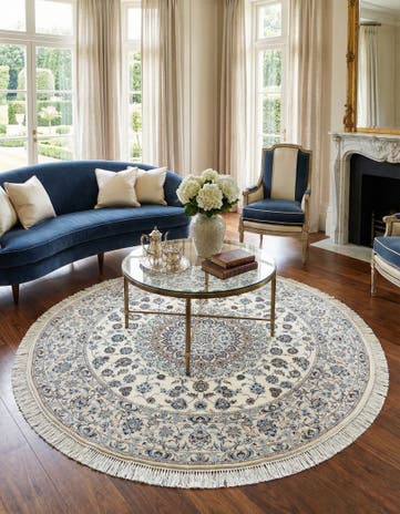 6' 6 x 6' 7 Nain Round Rug