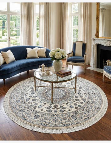 6' 6 x 6' 7 Nain Round Rug