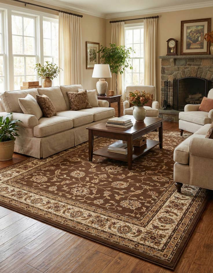 Detail image of 10' x 14' Classic Agra Rug