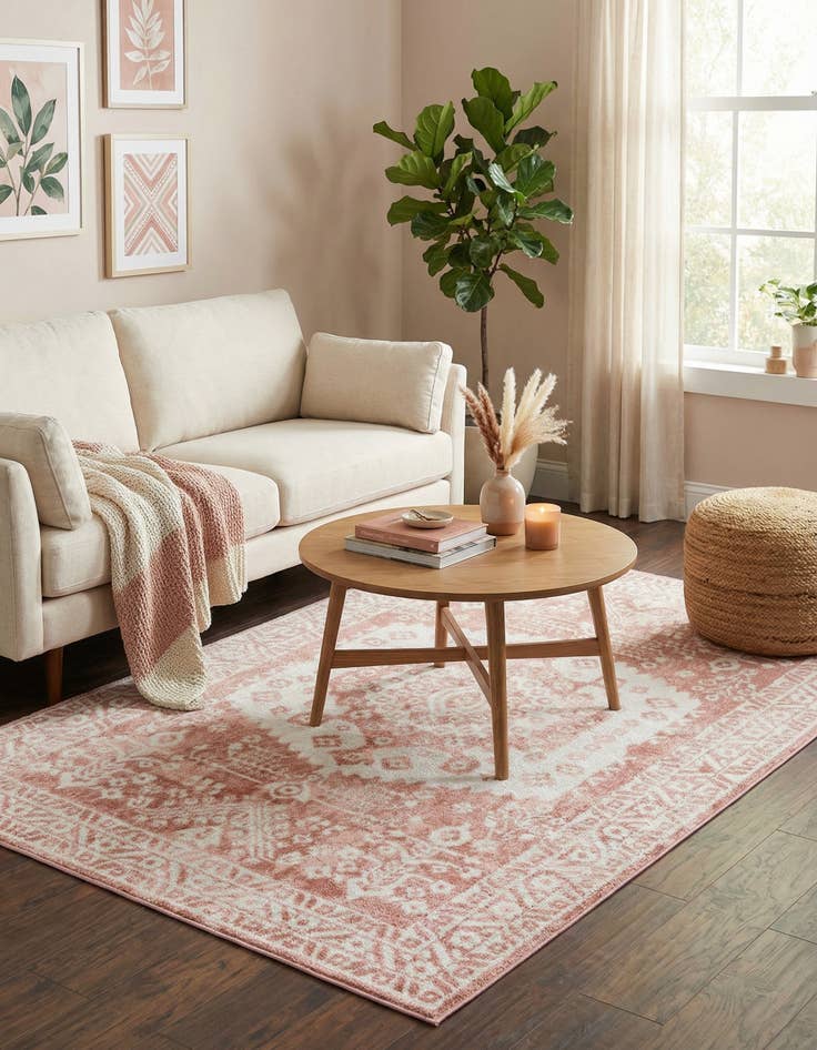 Detail image of  5' 3 x 8' Oxford Rug