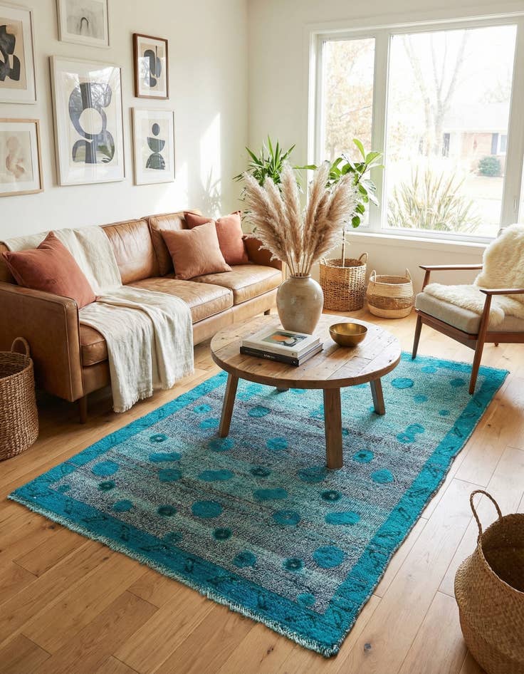 Detail image of  3' 10 x 6' 5  Hand Knotted Darya Wool Rug