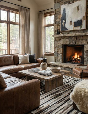 5' 1 x 8' Cowhide - Patchwork Rug