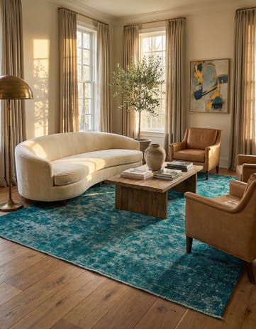 7' 10 x 11' 3 Vintage Royal Wool Rug