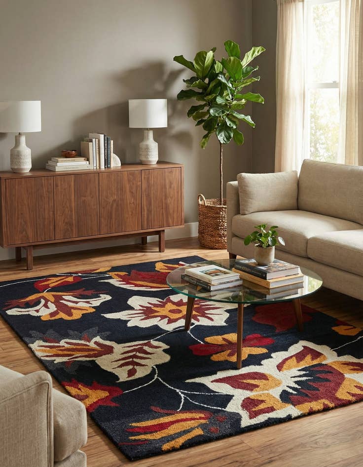 Detail image of 5' 1 x 8' Luna Rug