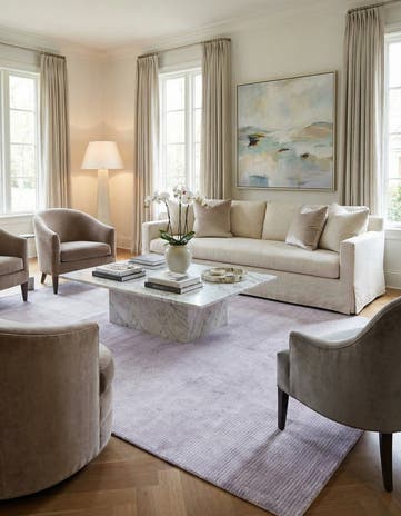 6' 5 x 9' 9 Hand Knotted Darya Wool Rug