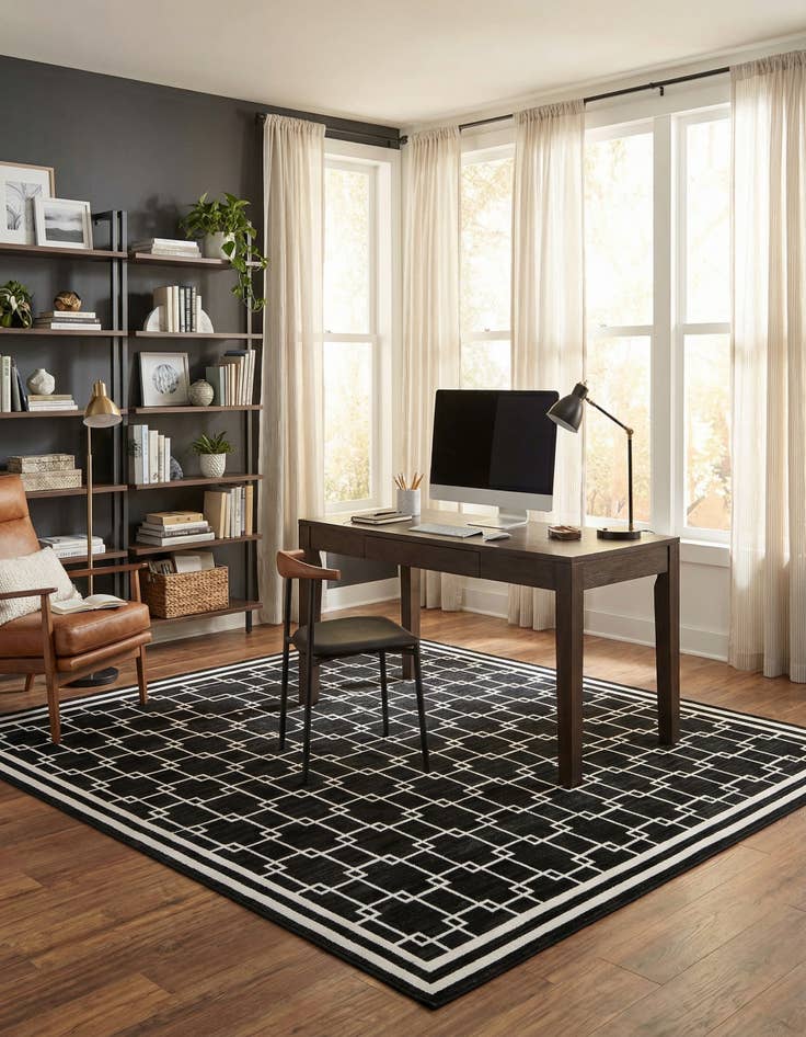 Detail image of Jill Zarin 7' 10 x 7' 10 Metropolitan Uptown Square Rug