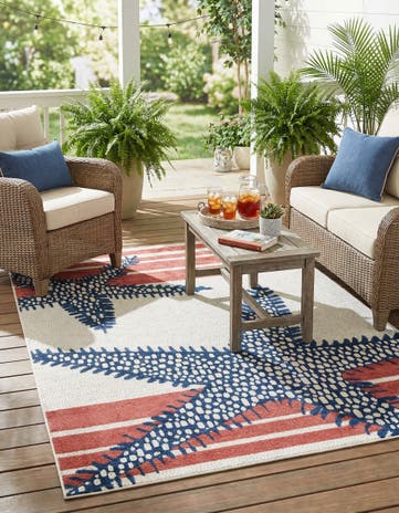 7' x 10' Easy-Clean Belize Indoor / Outdoor Rug
