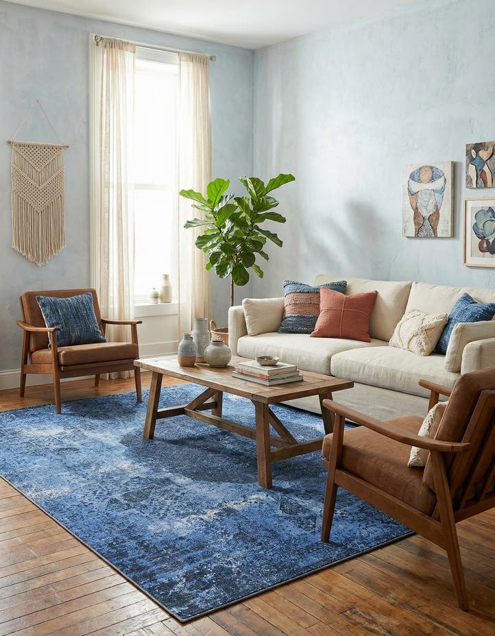7' 10 x 7' 10 Washable Yara Square Rug