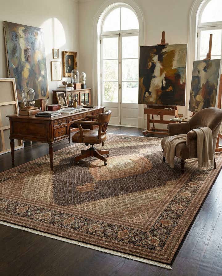 9' 9 x 13' 3 Tabriz Mahi Wool Rug