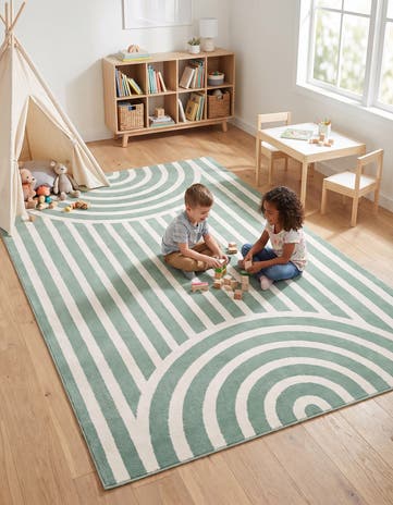 5' 3 x 8' Whimsy Kids Rug