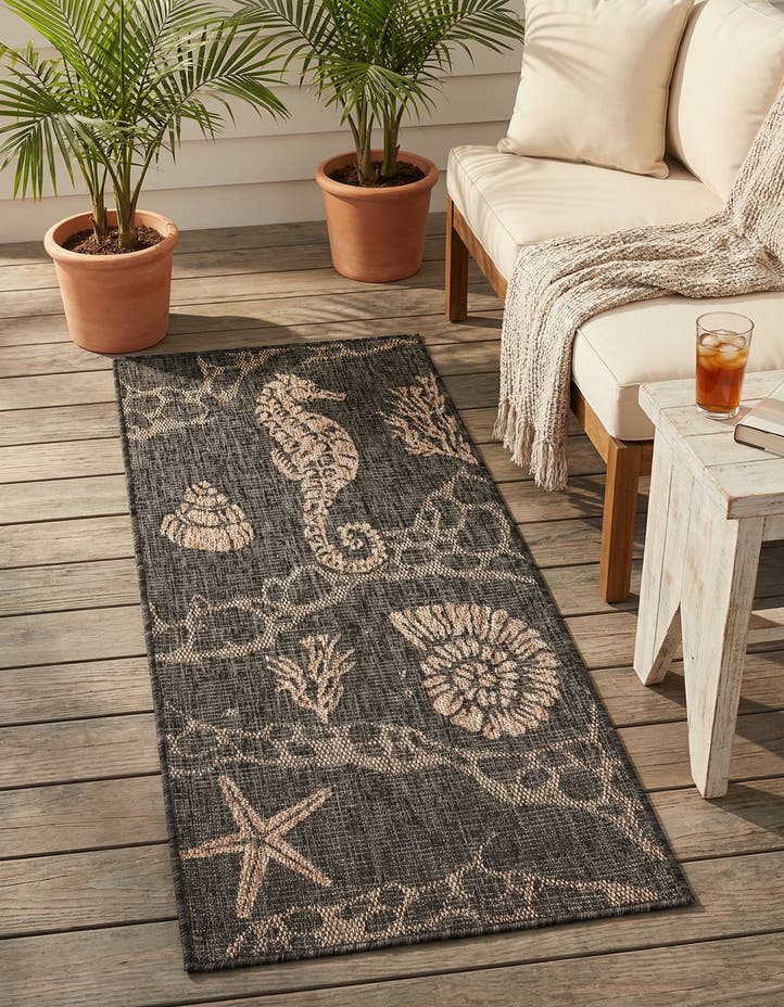 2' x 4' Easy-Clean Coastal Indoor / Outdoo...