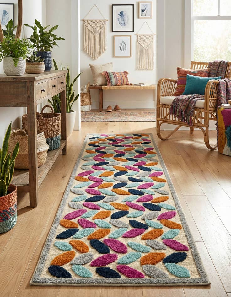 Detail image of 2' x 8' Easy-Clean Aruba Indoor / Outdoor Runner Rug