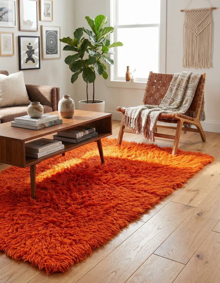 Detail image of 3' 3 x 5' 4  Hand Knotted Moroccan Wool Rug