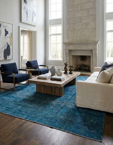 9' 8 x 12' 7 Hand Knotted Ultra Vintage Persian Wool Rug