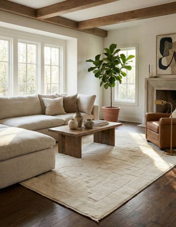 7' 10 x 10' 3 Hand Knotted Moroccan Wool Rug