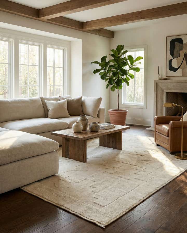 7' 10 x 10' 3 Hand Knotted Moroccan Wool Rug