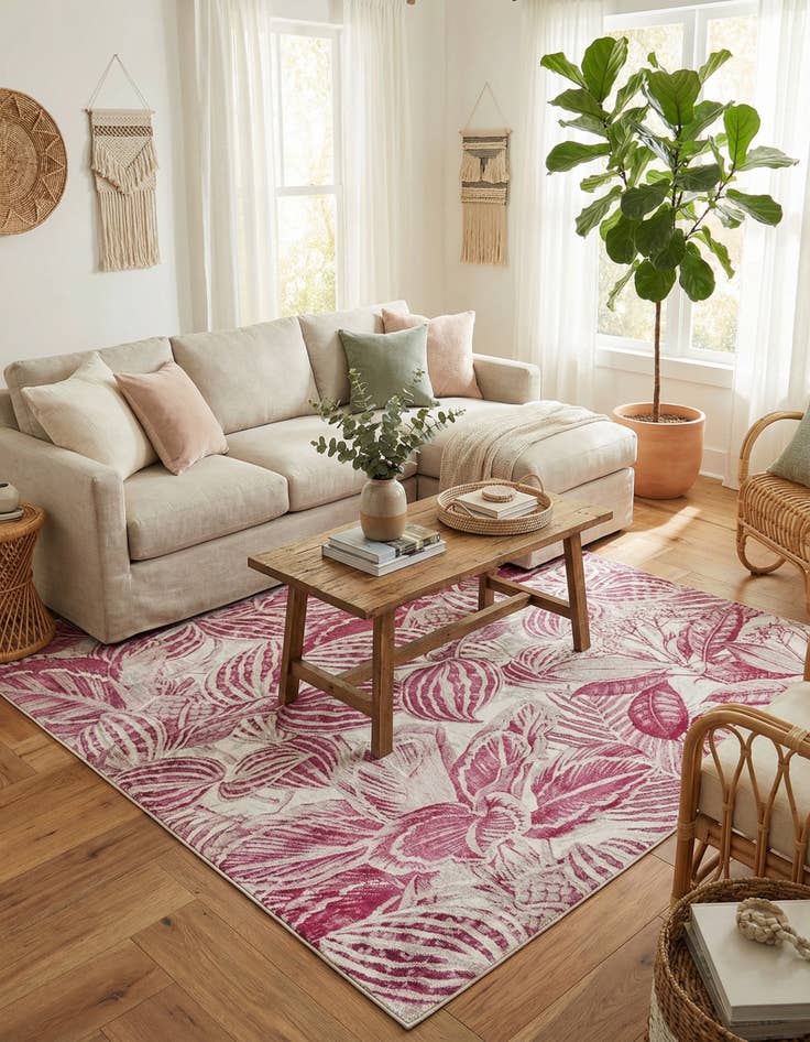 Detail image of  7' 10 x 7' 10 Blossom Square Rug