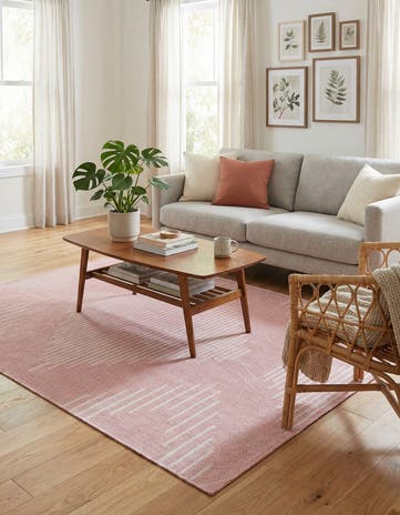 4' x 6' Easy-Clean Modern Indoor / Outdoor Rug