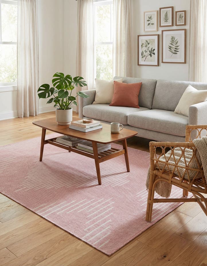 4' x 6' Easy-Clean Modern Indoor / Outdoor...