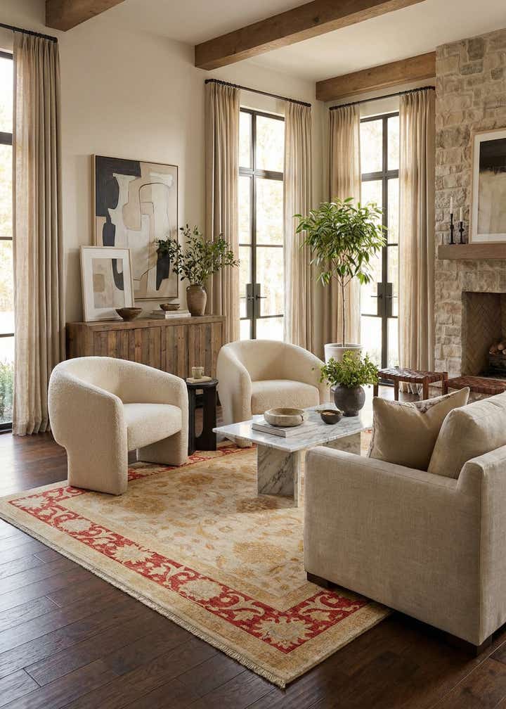 8' 5 x 11' 3 Kaizar Wool Rug