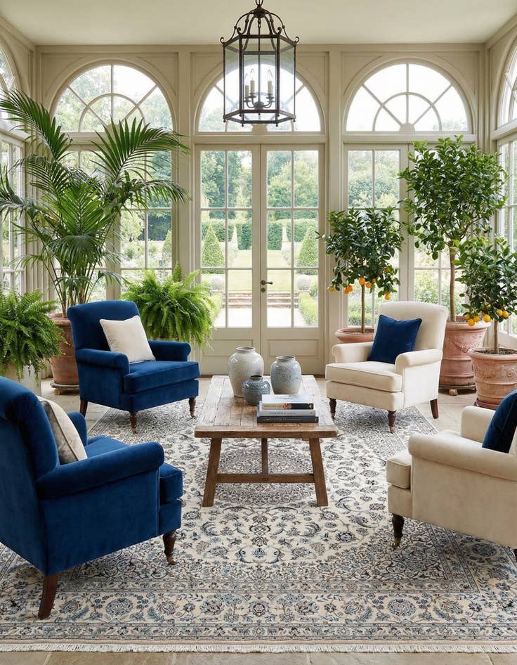 Detail image of 8' 3 x 9' 10 Nain Rug