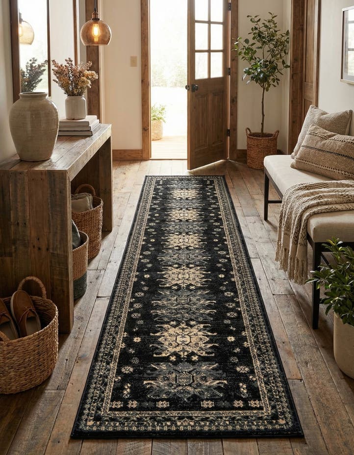3' x 16' 5 Heris Runner Rug