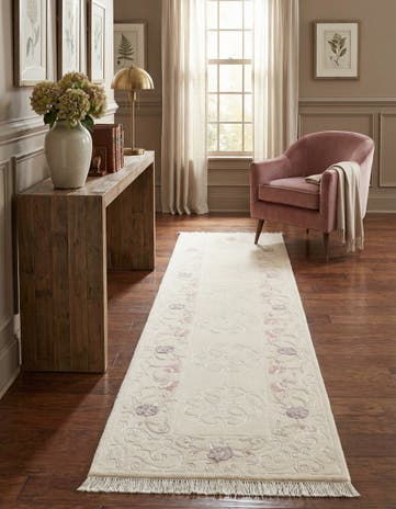 2' 10 x 9' 11 Hand Knotted Darya Wool Runner Rug