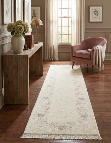 2' 10 x 9' 11 Hand Knotted Darya Wool Runner Rug