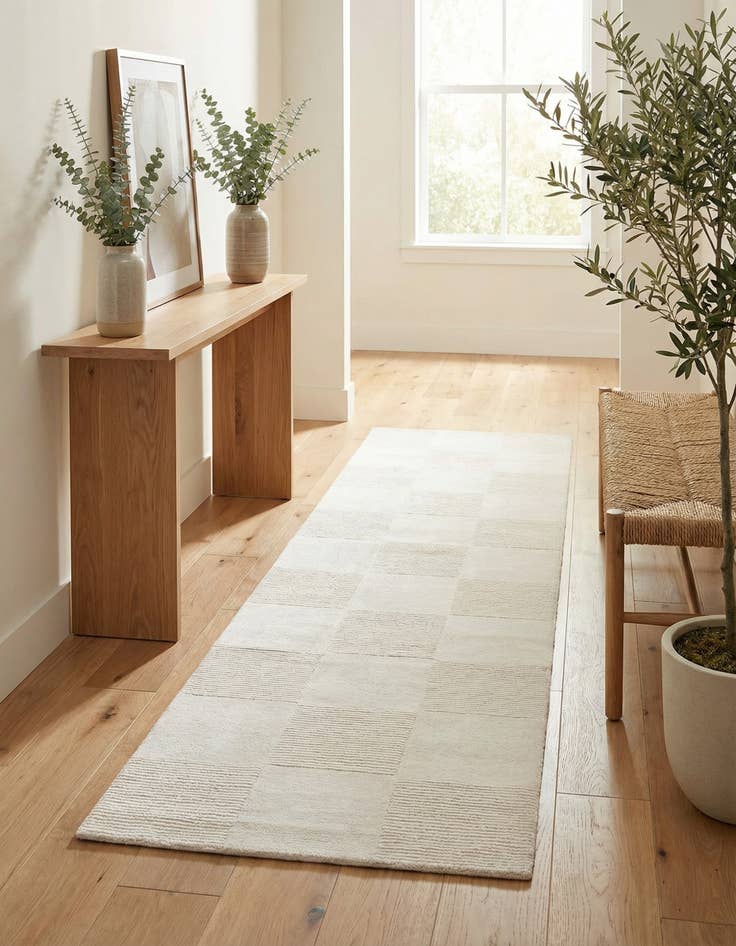 Detail image of 2' 8 x 9' 9  Hand Knotted Darya Wool Runner Rug