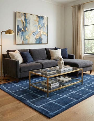 5' 9 x 7' 10 Hand Knotted Darya Wool Rug