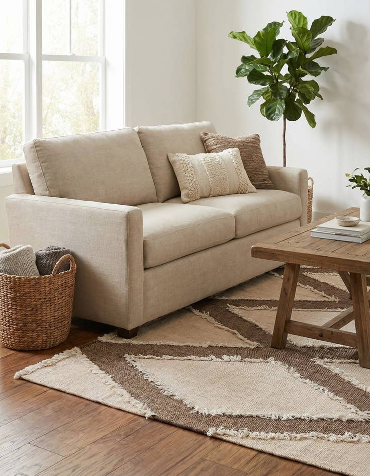 Detail image of 5' x 8' 2  Hand Woven Arizona Wool Rug