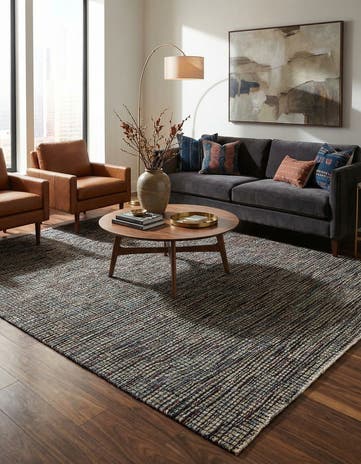 6' 7 x 10' 1 Hand Knotted Darya Wool Rug