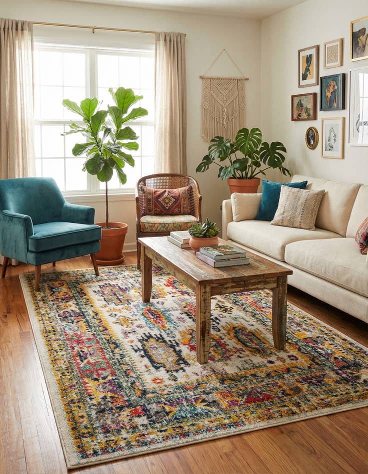 Detail image of  4' 1 x 6' 1 Madeline Rug