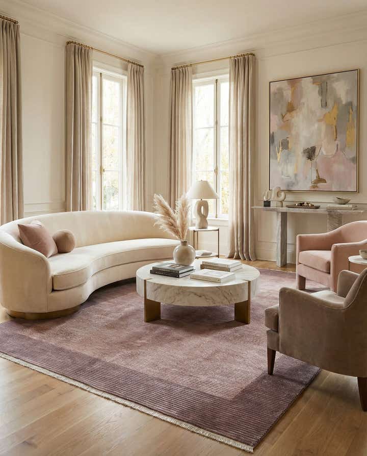 8' 2 x 11' 7 Hand Knotted Darya Wool Rug