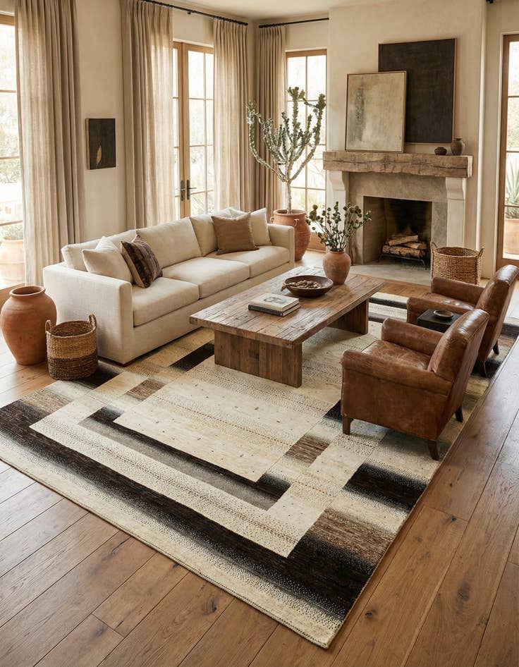 Detail image of  8' 4 x 11' 1  Hand Knotted Kashkuli Rug