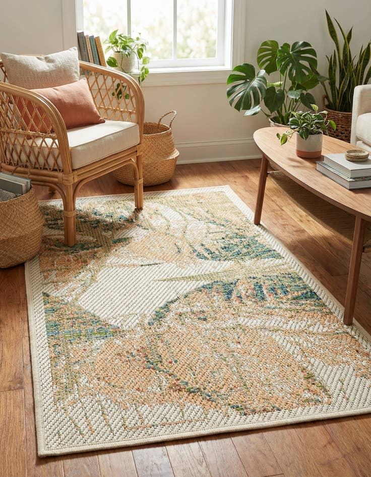 Detail image of 2' x 3'  Washable Baja Indoor / Outdoor Rug