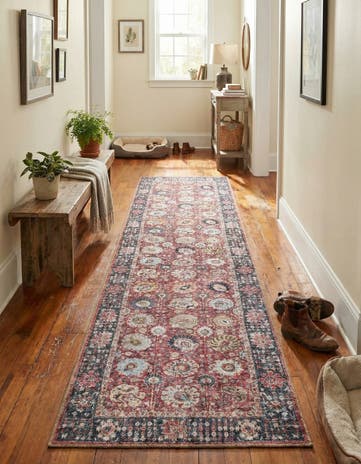 2' 7 x 10' Washable Timeless Runner Rug