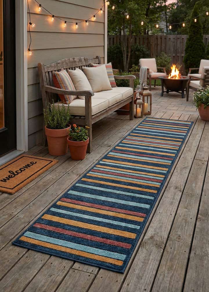 2' x 10' Easy-Clean Belize Indoor / Outdoor Runner Rug