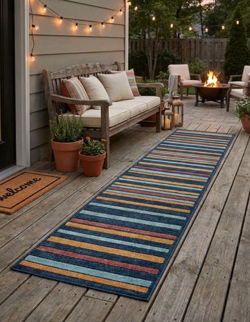 2' x 10' Easy-Clean Belize Indoor / Outdoor Runner Rug