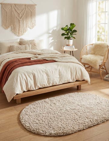 4' x 6' Marilyn Monroe™ Shag Oval Rug