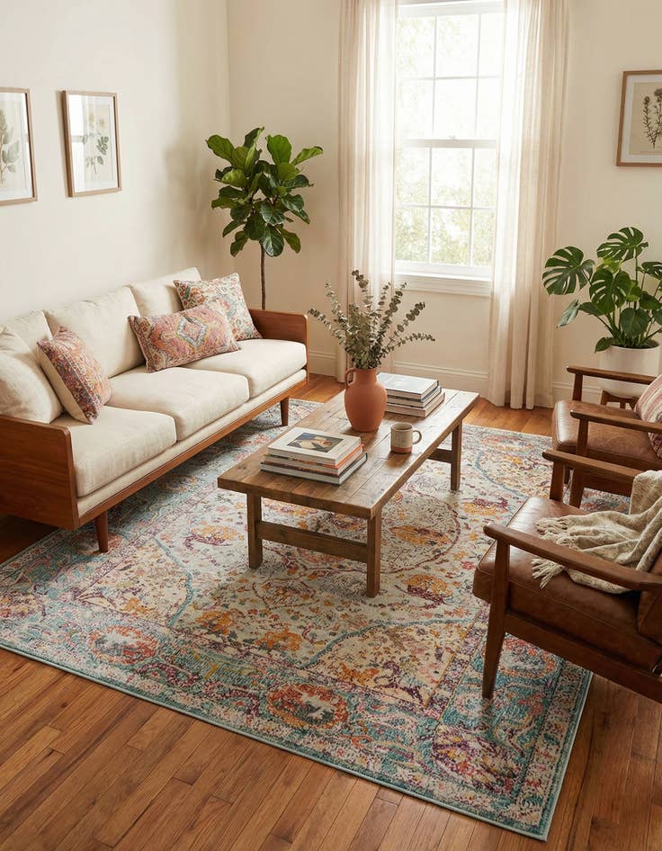 Detail image of 8' x 8' Havana Square Rug