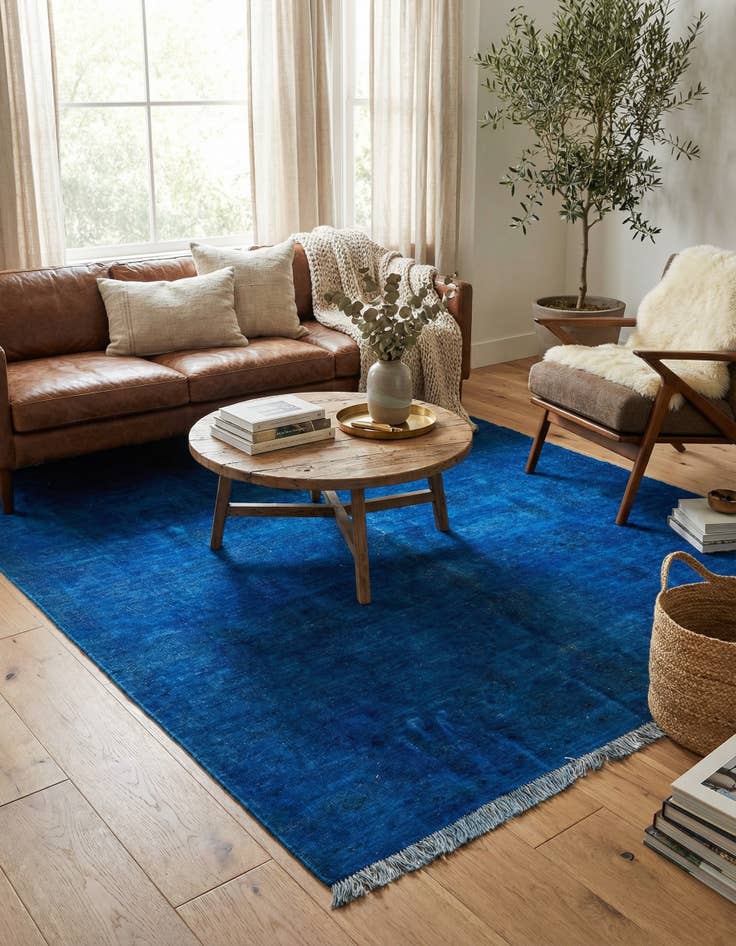 Detail image of 4' 1 x 5' 8  Hand Knotted Ultra Vintage Persian Wool Rug