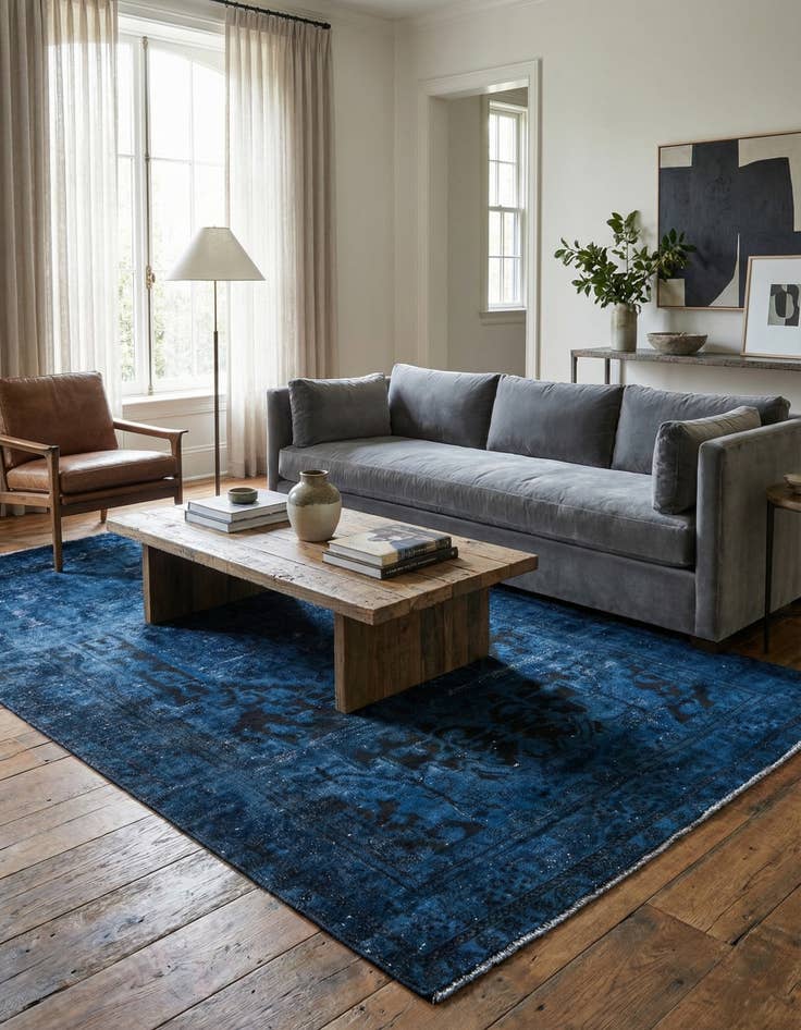 Detail image of 4' 9 x 10' 4  Hand Knotted Ultra Vintage Persian Wool Runner Rug