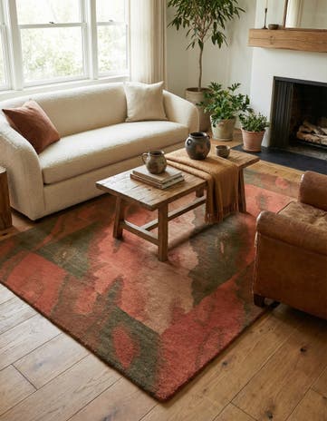 4' x 6' Hand Knotted Nepal Wool Rug